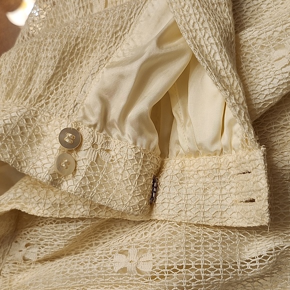 Evan-Picone Vintage CottageCore Battenburg Lace Skirt & Blouse, Small, $70 - Picture 9 of 9